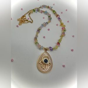 ‼️Custom handmade evil eye necklace 🪬